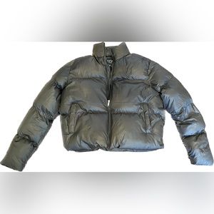 BOOHOO CROPPED PUFFER COAT UNISEX